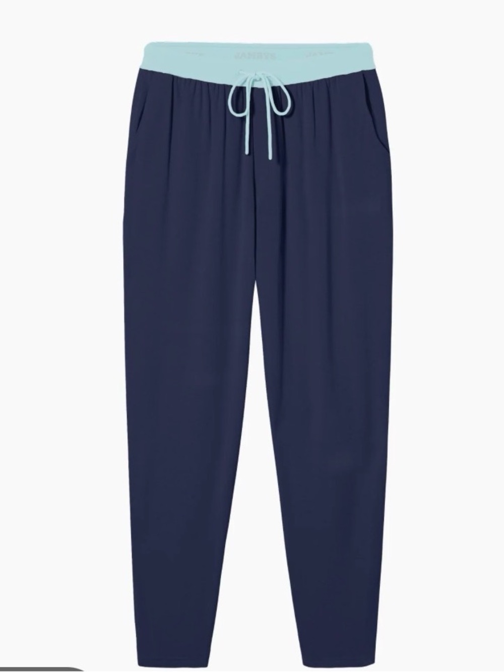 Jambys Long Jambys Navy Blue Lounge Pajama Pants, Pockets, Size Small
